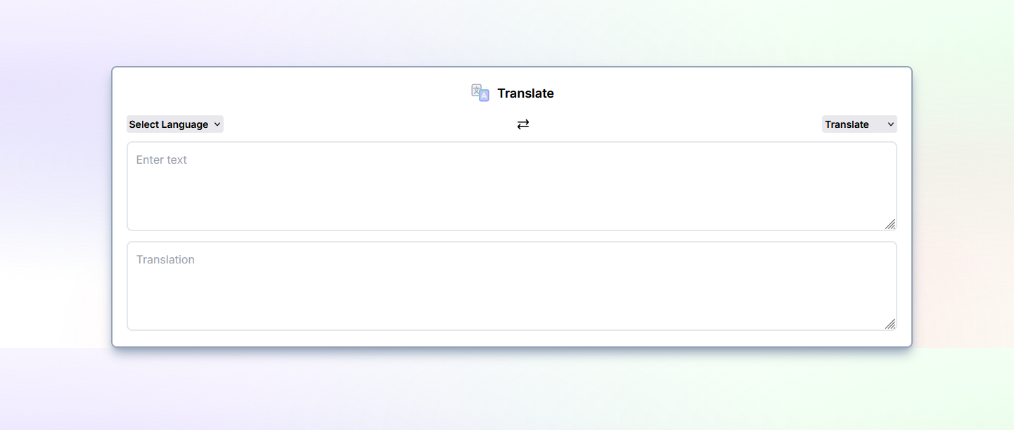 Translation App